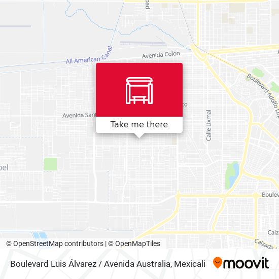 Boulevard Luis Álvarez / Avenida Australia map