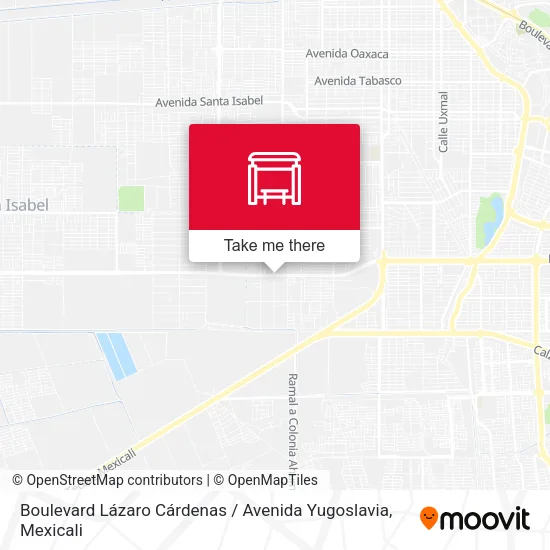 Mapa de Boulevard Lázaro Cárdenas / Avenida Yugoslavia