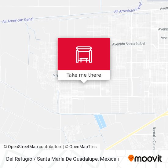 Mapa de Del Refugio / Santa María De Guadalupe