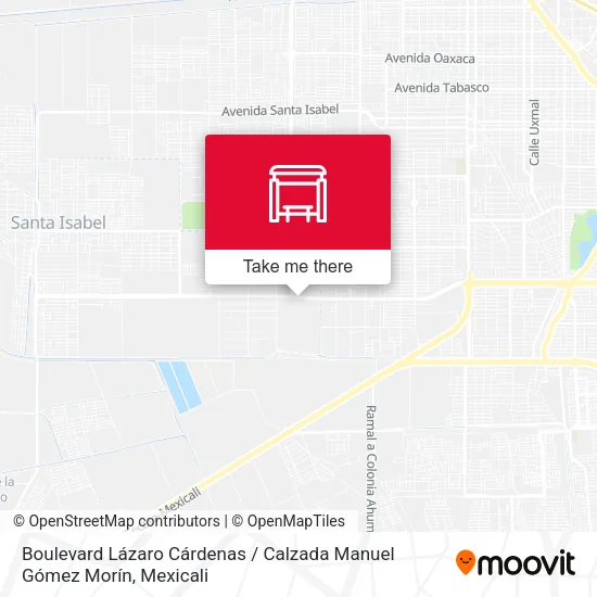 Mapa de Boulevard Lázaro Cárdenas / Calzada Manuel Gómez Morín