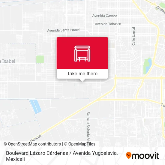 Mapa de Boulevard Lázaro Cárdenas / Avenida Yugoslavia