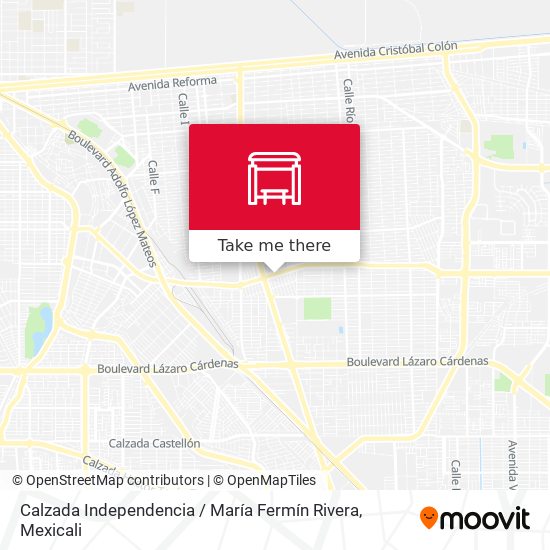 Mapa de Calzada Independencia / María Fermín Rivera