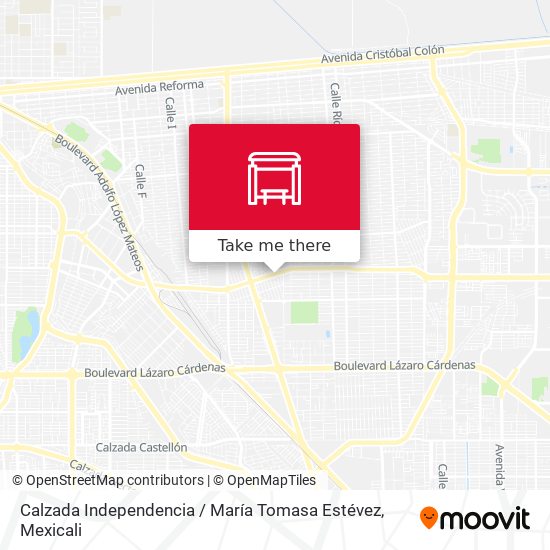 Mapa de Calzada Independencia / María Tomasa Estévez