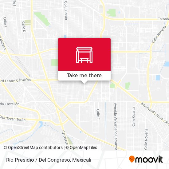 Río Presidio / Del Congreso map