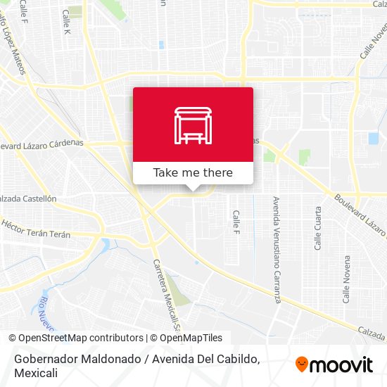 Mapa de Gobernador Maldonado / Avenida Del Cabildo