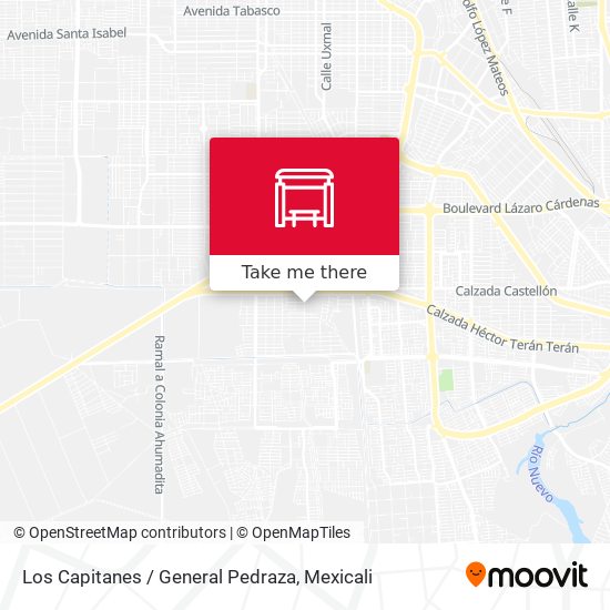 Los Capitanes / General Pedraza map