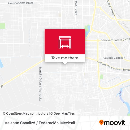Valentín Canalizó / Federación map