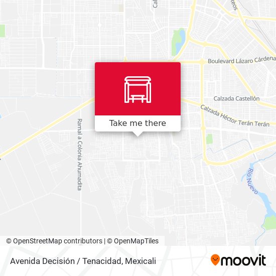 Mapa de Avenida Decisión / Tenacidad