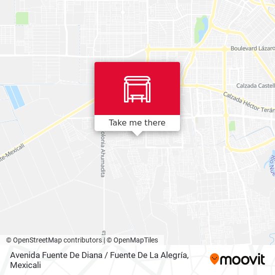 Avenida Fuente De Diana / Fuente De La Alegría map