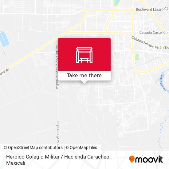 Heróico Colegio Militar / Hacienda Caracheo map