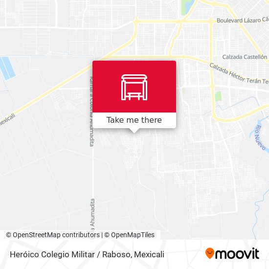 Mapa de Heróico Colegio Militar / Raboso