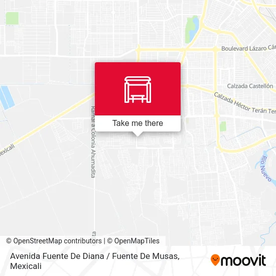 Mapa de Avenida Fuente De Diana / Fuente De Musas