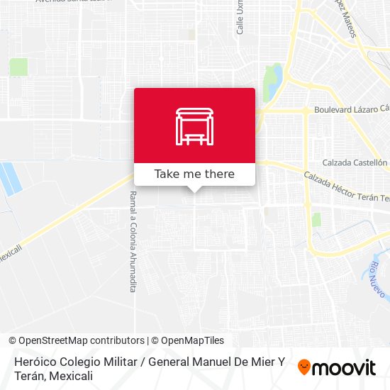 Mapa de Heróico Colegio Militar / General Manuel De Mier Y Terán