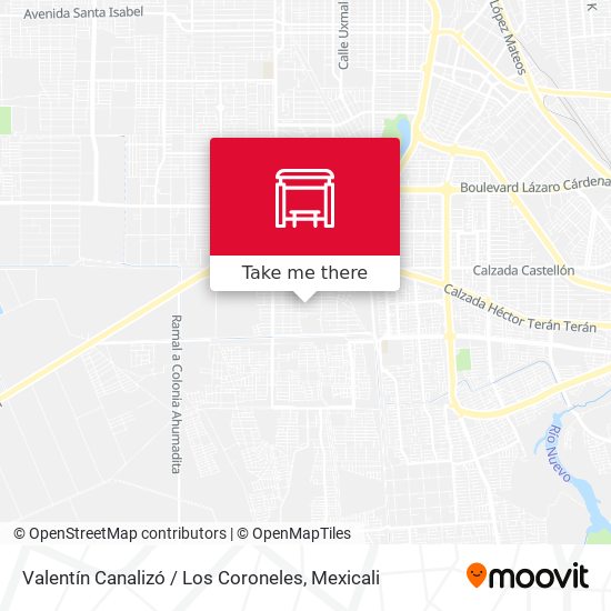 Valentín Canalizó / Los Coroneles map