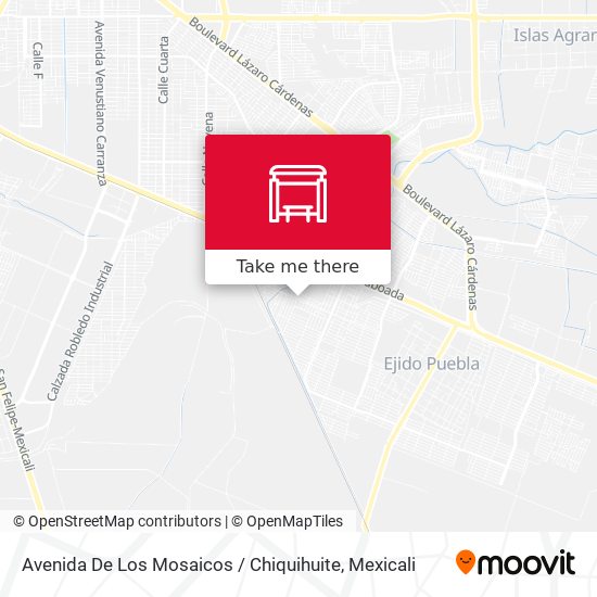 Mapa de Avenida De Los Mosaicos / Chiquihuite