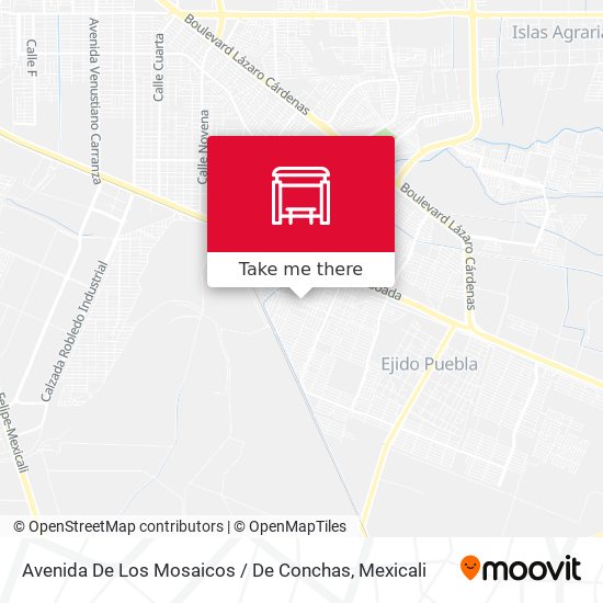 Avenida De Los Mosaicos / De Conchas map