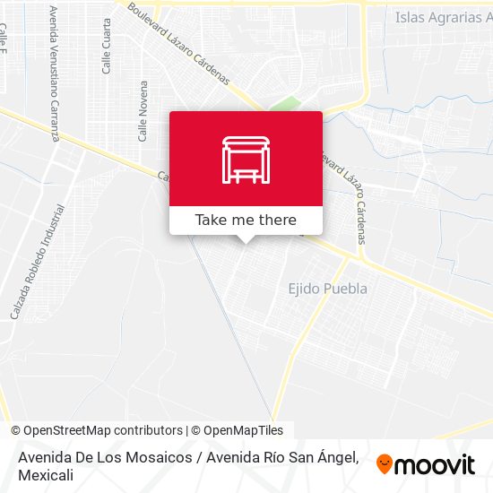 Avenida De Los Mosaicos / Avenida Río San Ángel map