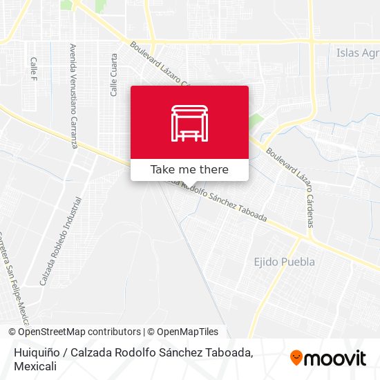 Huiquiño / Calzada Rodolfo Sánchez Taboada map