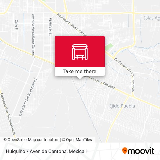 Huiquiño / Avenida Cantona map