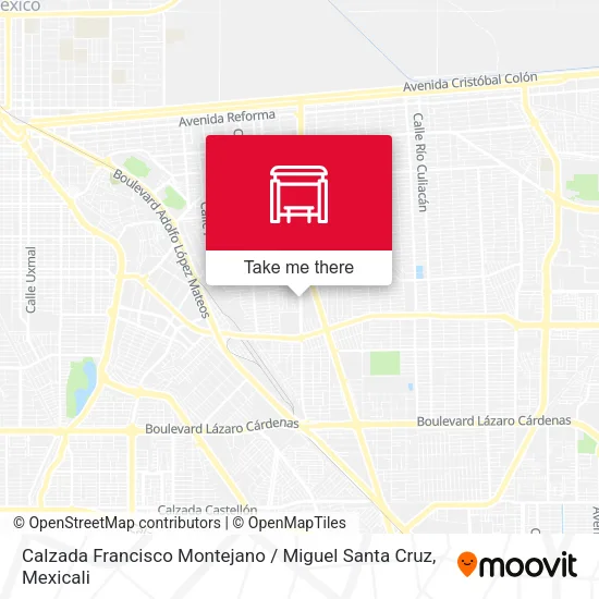 Mapa de Calzada Francisco Montejano / Miguel Santa Cruz