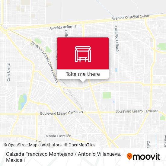 Calzada Francisco Montejano / Antonio Villanueva map