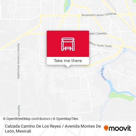 Calzada Camino De Los Reyes / Avenida Montes De León map