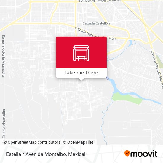 Mapa de Estella / Avenida Montalbo
