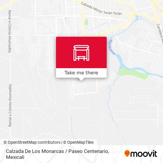 Calzada De Los Monarcas / Paseo Centenario map