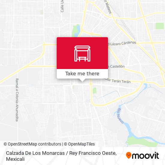 Mapa de Calzada De Los Monarcas / Rey Francisco Oeste