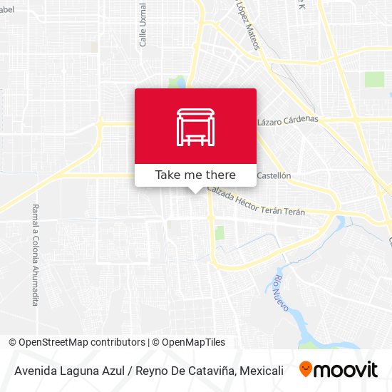 Avenida Laguna Azul / Reyno De Cataviña map