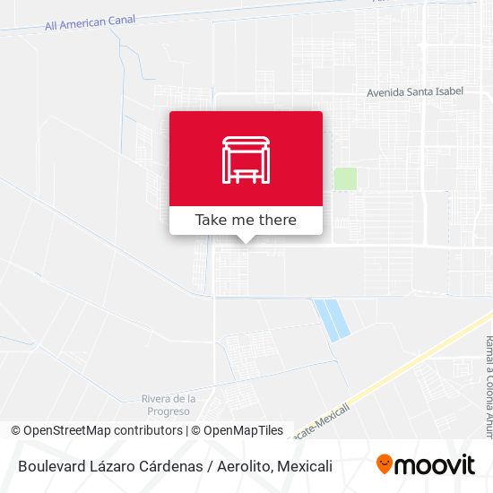 Boulevard Lázaro Cárdenas / Aerolito map