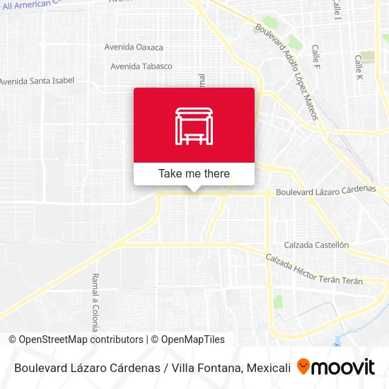 Mapa de Boulevard Lázaro Cárdenas / Villa Fontana