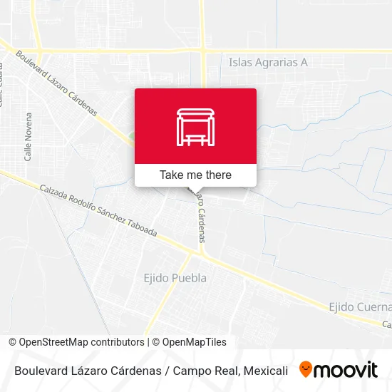 Mapa de Boulevard Lázaro Cárdenas / Campo Real