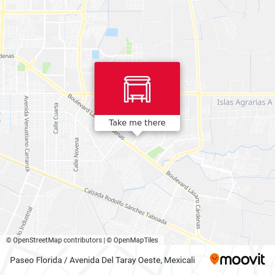 Mapa de Paseo Florida / Avenida Del Taray Oeste