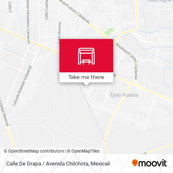 Mapa de Calle De Grapa / Avenida Chilchota