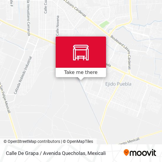 Calle De Grapa / Avenida Quecholas map