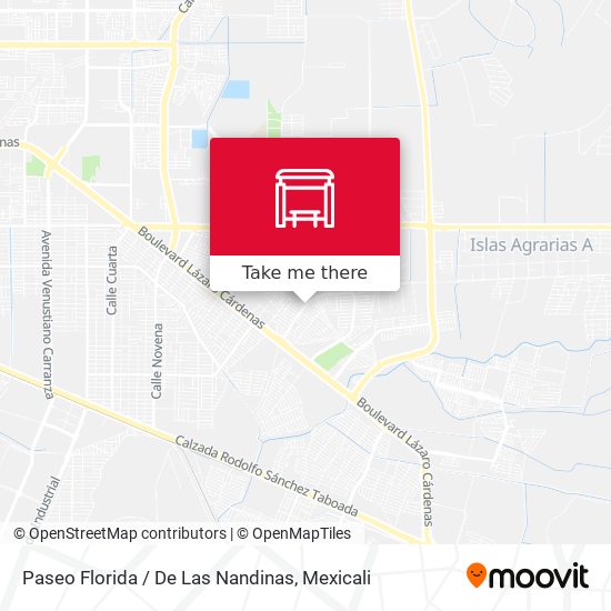 Paseo Florida / De Las Nandinas map