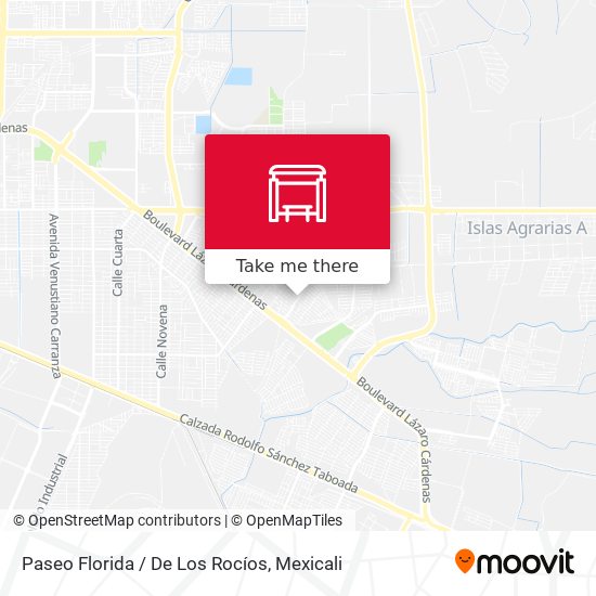 Paseo Florida / De Los Rocíos map
