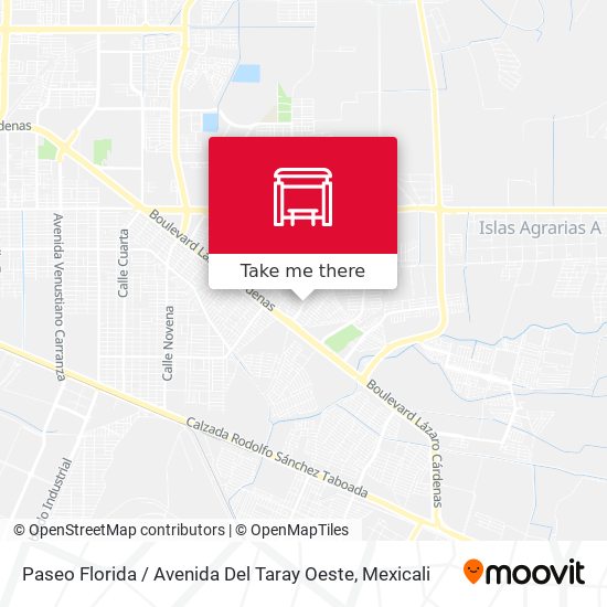 Paseo Florida / Avenida Del Taray Oeste map