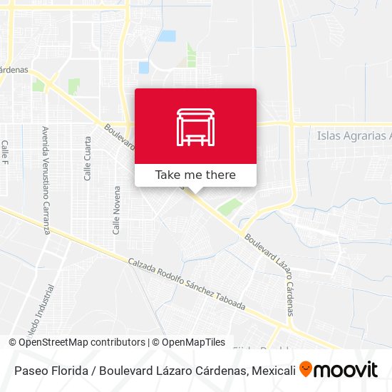 Paseo Florida / Boulevard Lázaro Cárdenas map