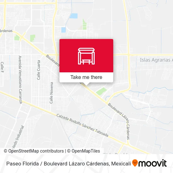 Mapa de Paseo Florida / Boulevard Lázaro Cárdenas