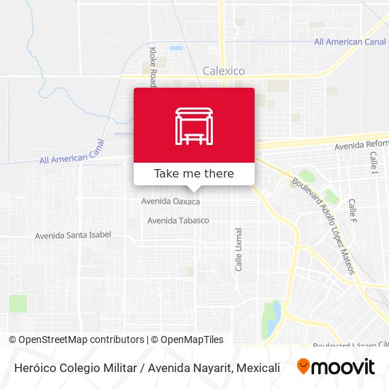 Heróico Colegio Militar / Avenida Nayarit map