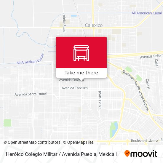 Mapa de Heróico Colegio Militar / Avenida Puebla