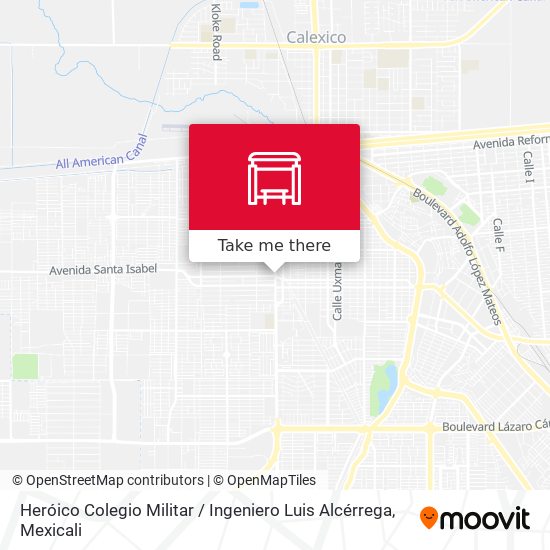 Heróico Colegio Militar / Ingeniero Luis Alcérrega map