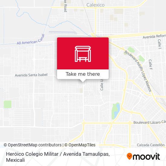 Mapa de Heróico Colegio Militar / Avenida Tamaulipas