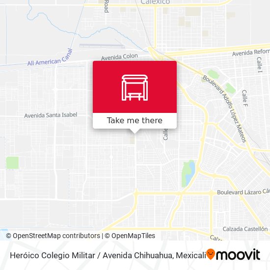 Heróico Colegio Militar / Avenida Chihuahua map