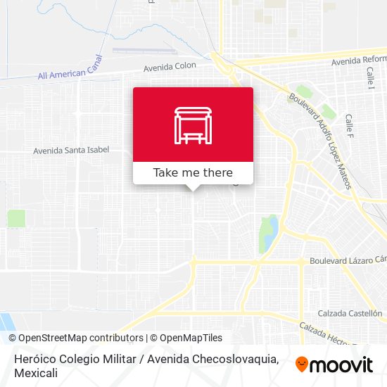 Heróico Colegio Militar / Avenida Checoslovaquia map