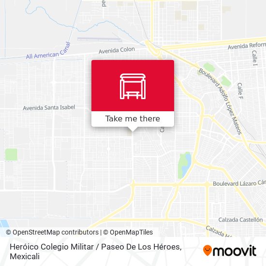 Heróico Colegio Militar / Paseo De Los Héroes map