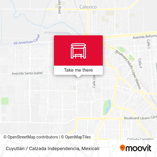 Cuyutlán / Calzada Independencia map
