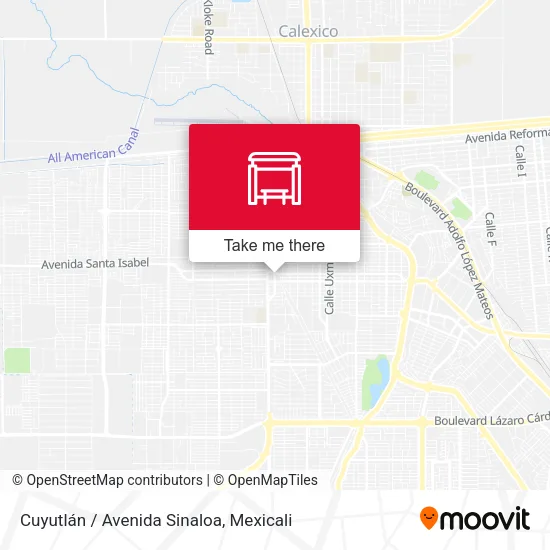 Cuyutlán / Avenida Sinaloa map